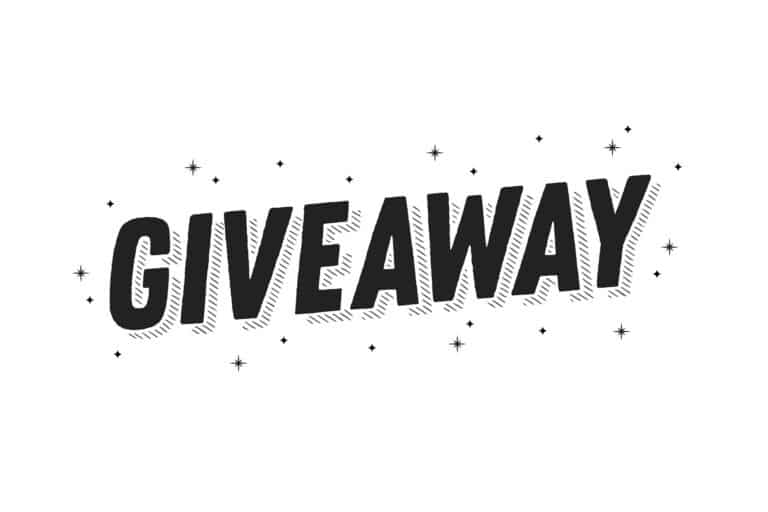 Schriftzug Giveaway als Symbol für Werbeartikel | Notizblöcke mit Logo